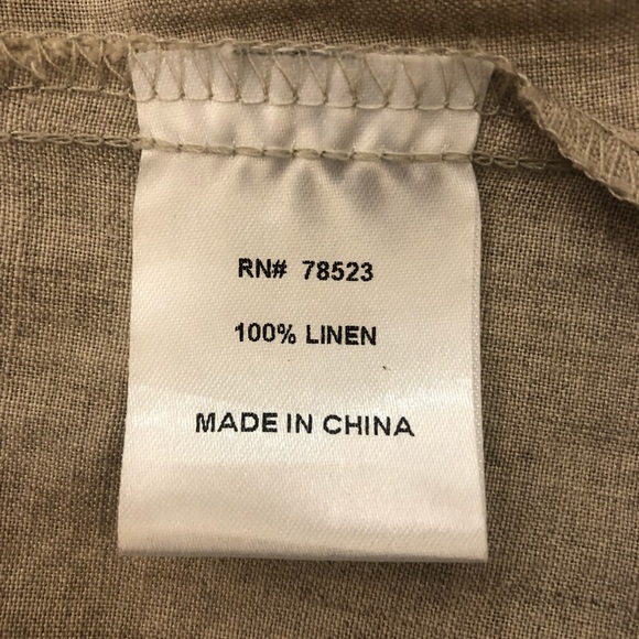 Frilled Light linen jacket , size Xl - Picture 11 of 11